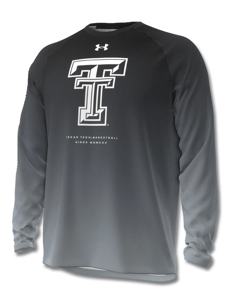 **Under Armour Texas Tech 2023 Season Crew Shooter Shirt Long Sleeve