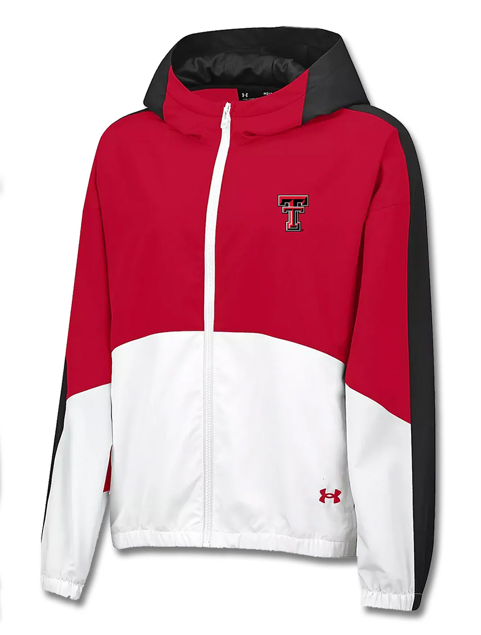 **Under Armour Texas Tech "Basket Toss" Gameday Woven Full Zip