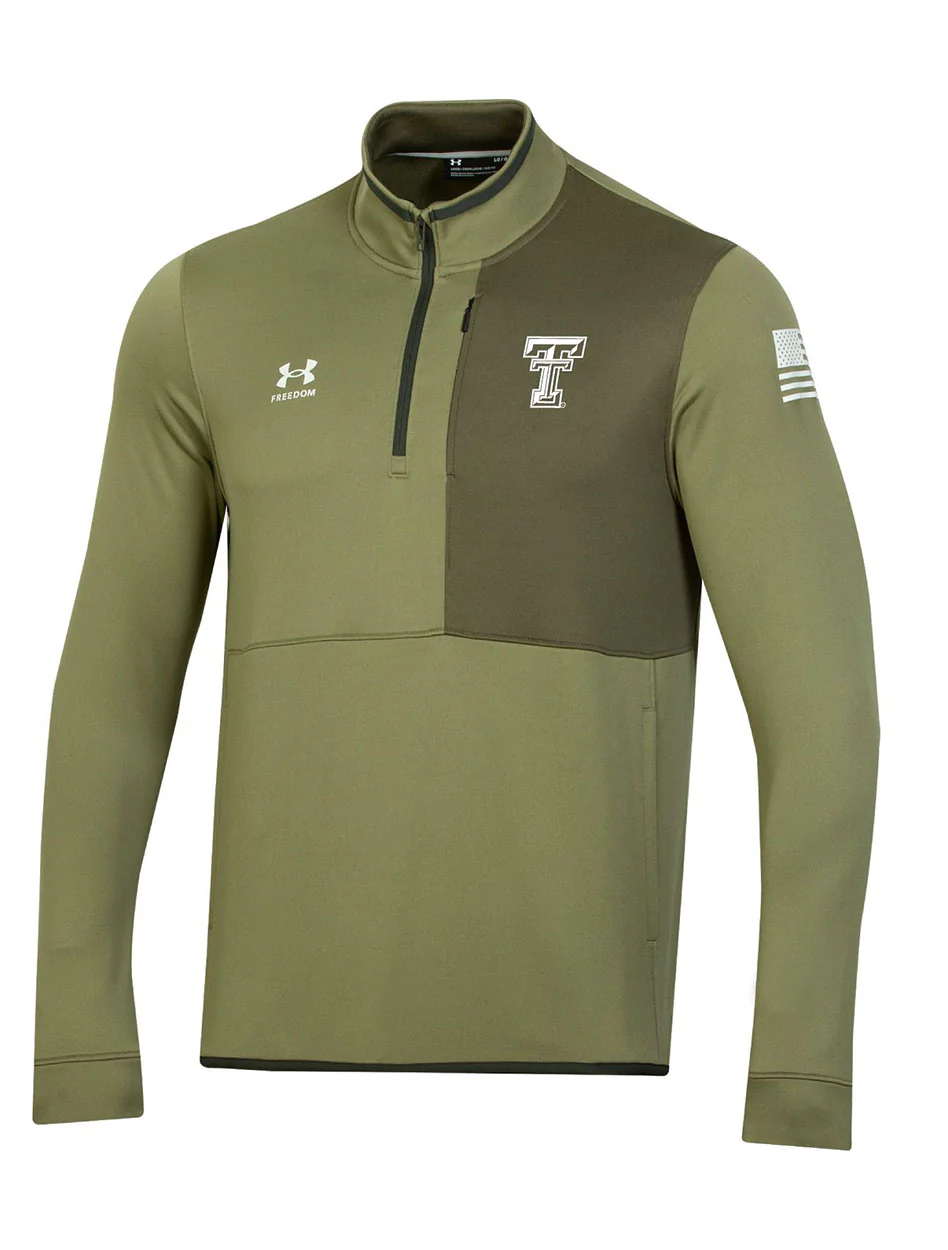 **Under Armour Texas Tech "Patriot" Military Appreciation Quarter Zip Pullover