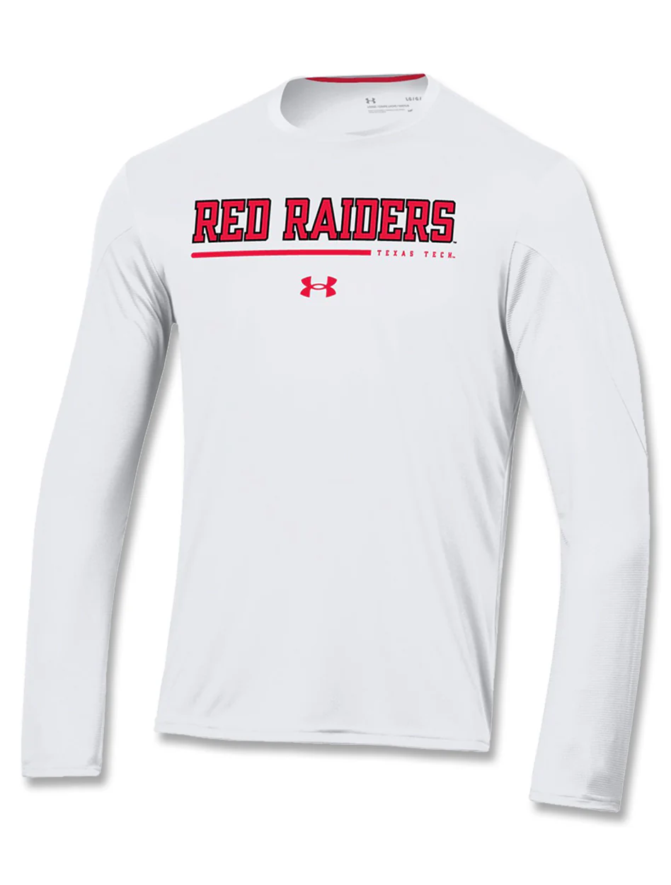 **Under Armour Texas Tech Sideline 2022 Long Sleeve Training T-Shirt