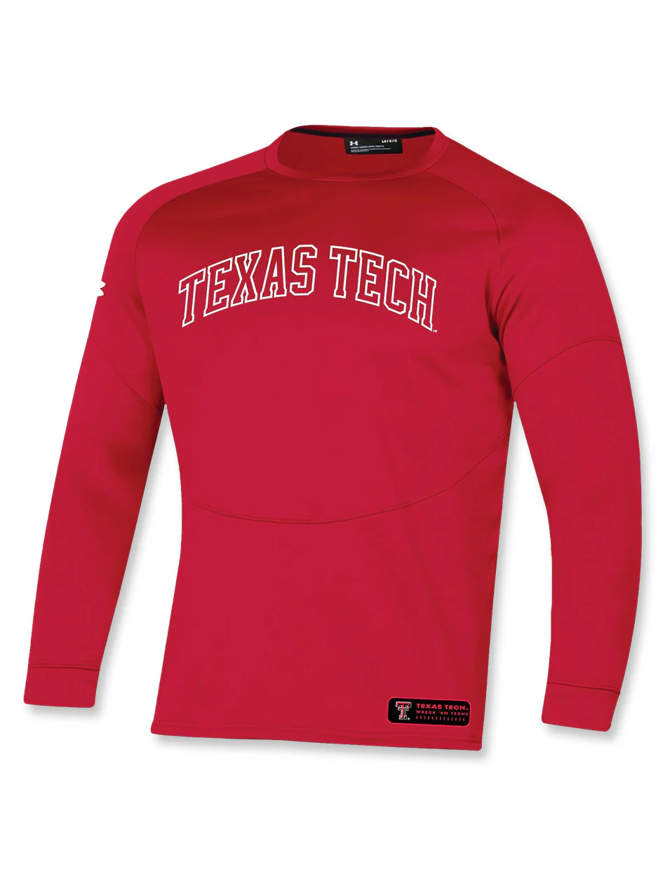 **Under Armour Texas Tech Sideline 2023 Fleece Crew - Image 3