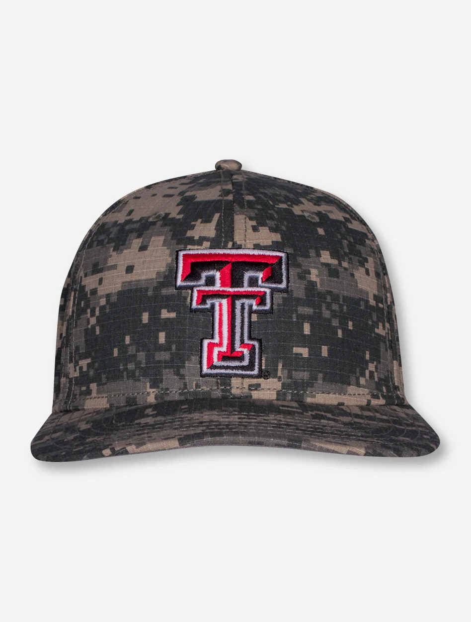 Under Armour Texas Tech 2020 On The Field Camo Stretch Fit Cap - Image 3