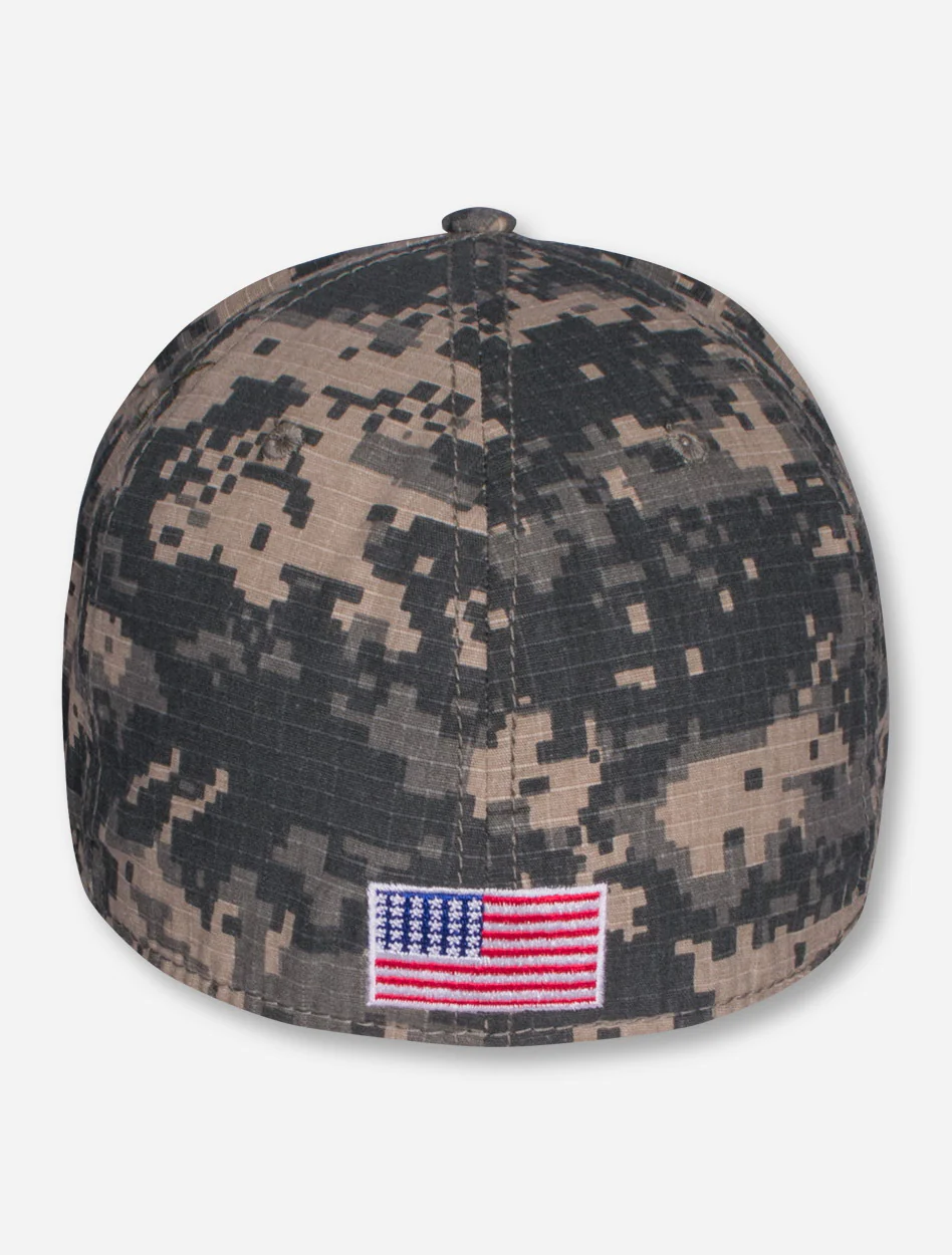 Under Armour Texas Tech 2020 On The Field Camo Stretch Fit Cap - Image 4