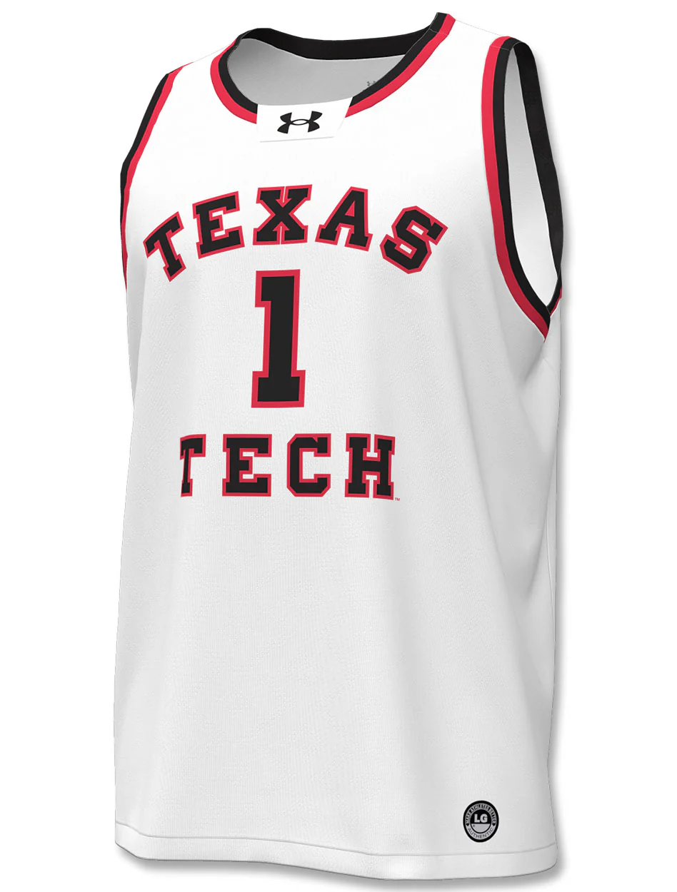 Under Armour Texas Tech 2023 "BKB Throwback" #1 Basketball Jersey