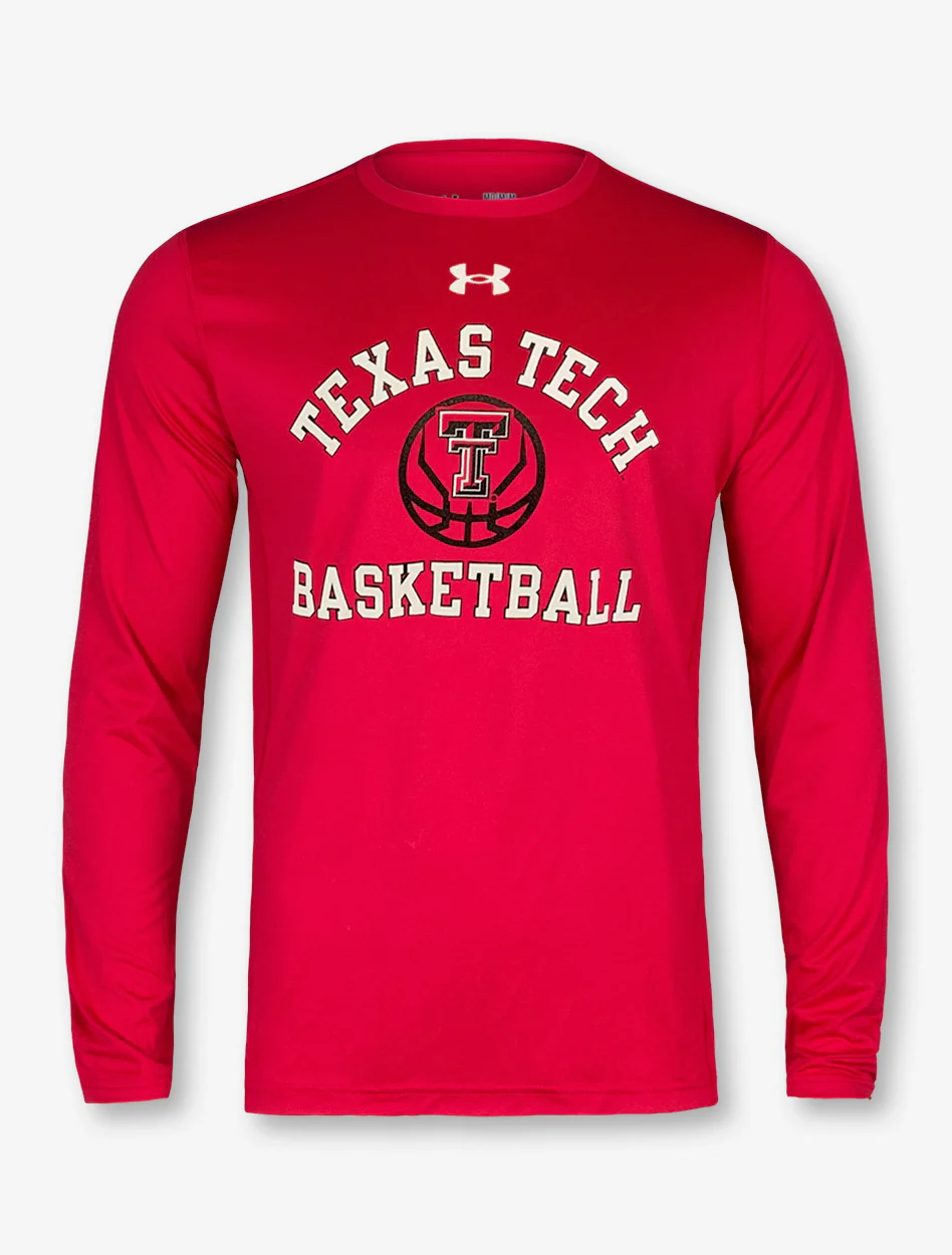 **Under Armour Texas Tech Red Raiders Basketball "Fade Away" Long Sleeve T-Shirt - Image 3