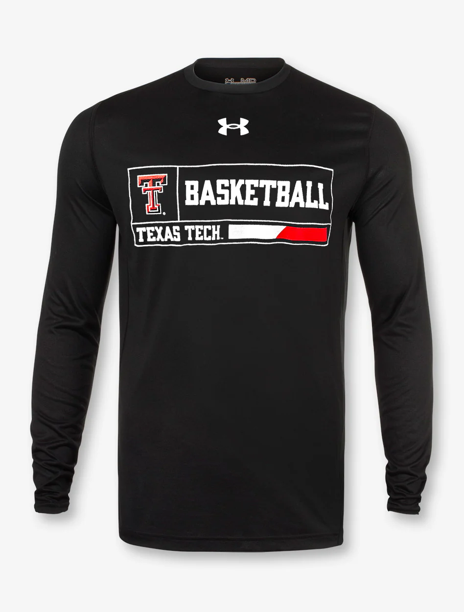 **Under Armour Texas Tech Red Raiders Double T "2020 Basketball Courtside" Long Sleeve T-Shirt