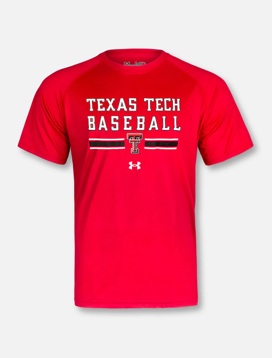 **Under Armour Texas Tech Baseball "Wells Runs Deep" Short Sleeve T-Shirt - Image 3