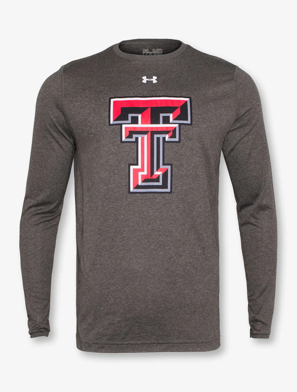 **Under Armour Texas Tech Red Raiders Double T Performance YOUTH Long Sleeve T-Shirt - Image 3