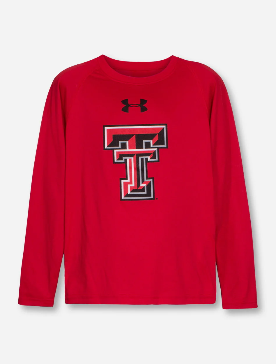 **Under Armour Texas Tech Red Raiders Double T Performance YOUTH Long Sleeve T-Shirt - Image 5