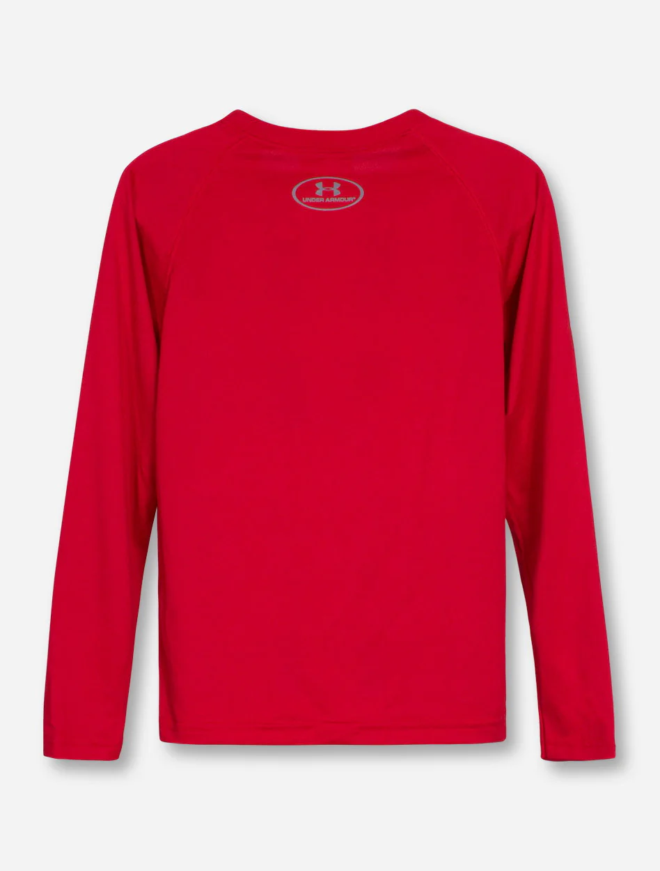 **Under Armour Texas Tech Red Raiders Double T Performance YOUTH Long Sleeve T-Shirt - Image 6