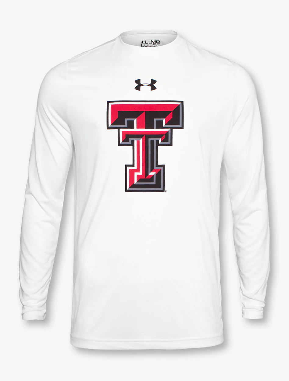 **Under Armour Texas Tech Red Raiders Double T Performance YOUTH Long Sleeve T-Shirt - Image 7
