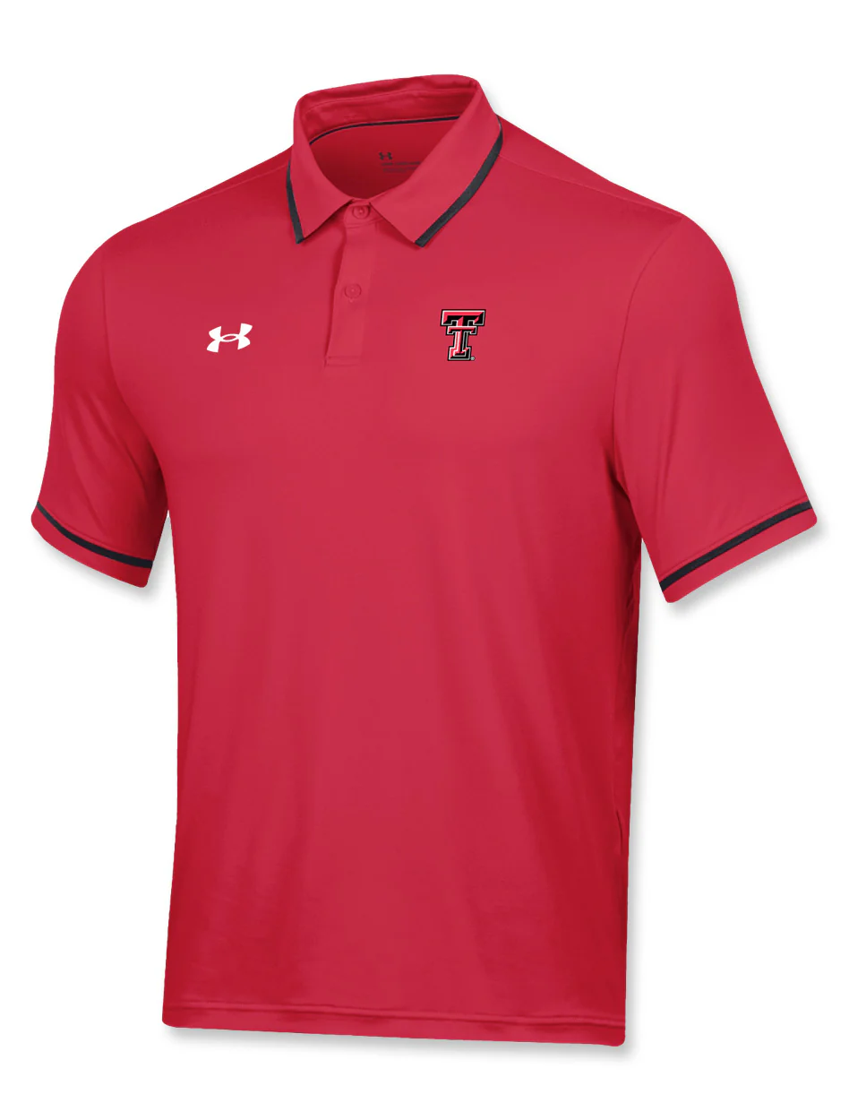 **Under Armour Texas Tech Sideline 2023 "Tipped Pass" Polo - Image 3