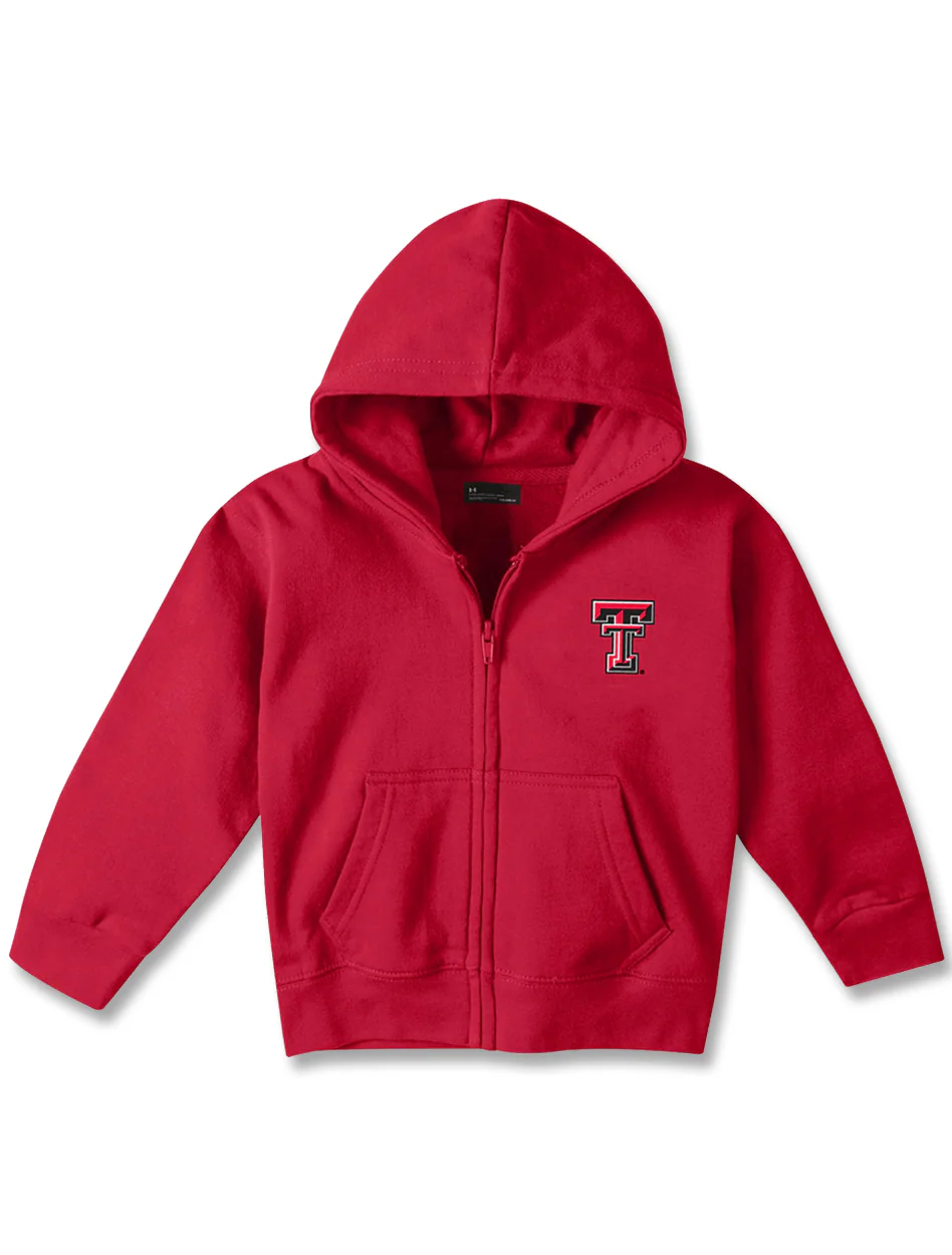 **Under Armour Texas Tech Toddler Sideline 2022 Full Zip Hood