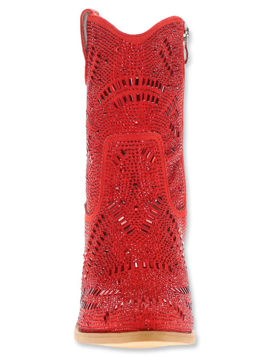 Vaccari "Sadie" Rhinestone Bootie - Image 2