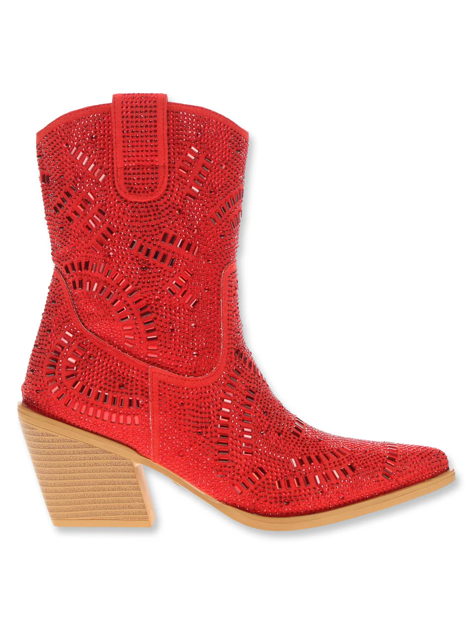 Vaccari "Sadie" Rhinestone Bootie - Image 5