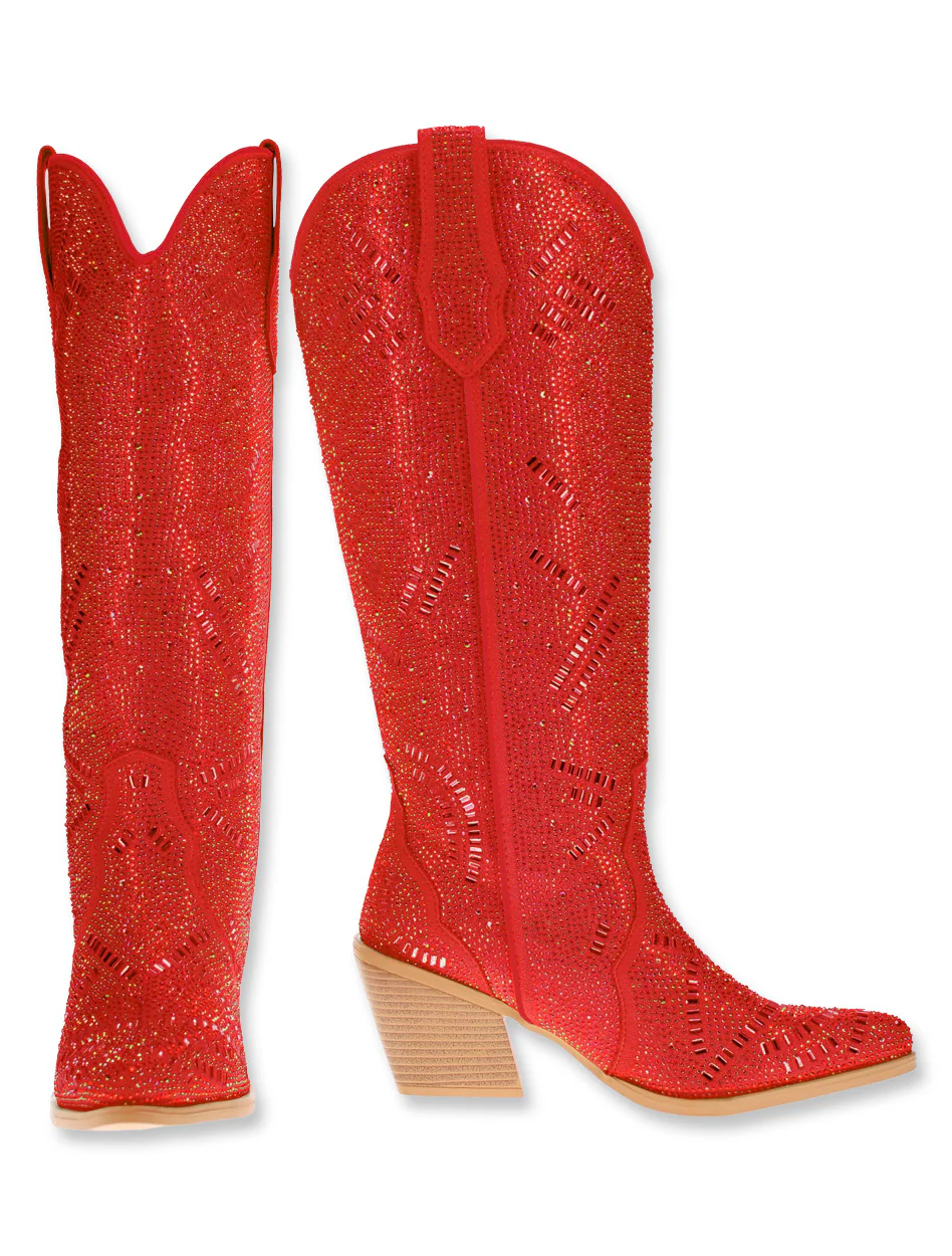 Vaccari "Sierra" Rhinestone Tall Boot