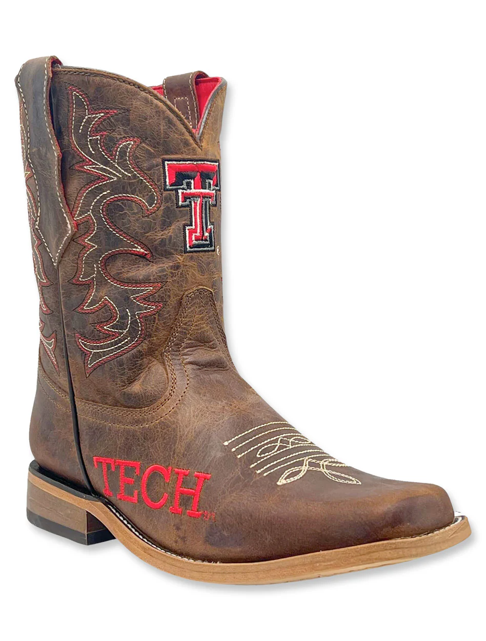 Vaccari Texas Tech "Blake" Kid's Boots - Image 5