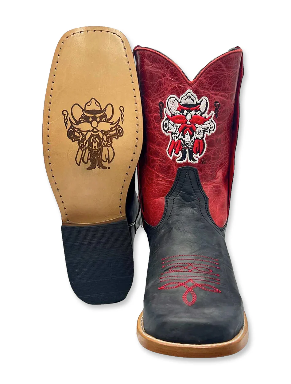 Vaccari Texas Tech "Dakota" Kid's Boots