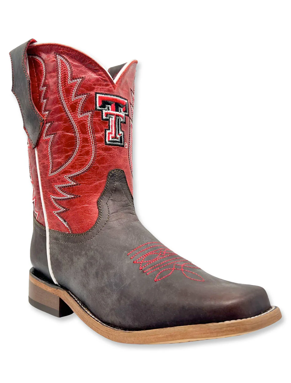 Vaccari Texas Tech "Peyton" Kid's Boots - Image 3