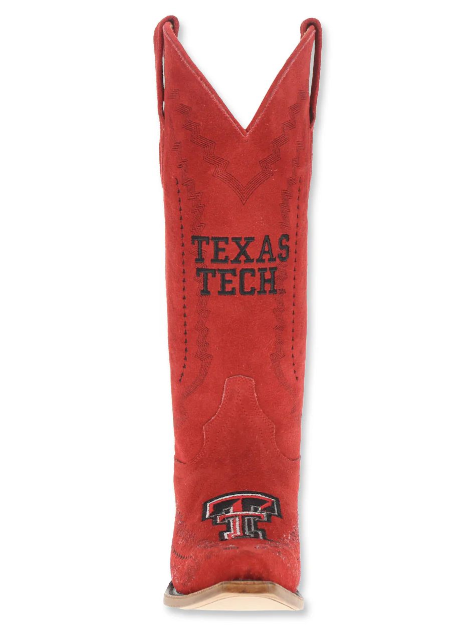 Vaccari Texas Tech "Nora" Suede Boot - Image 5
