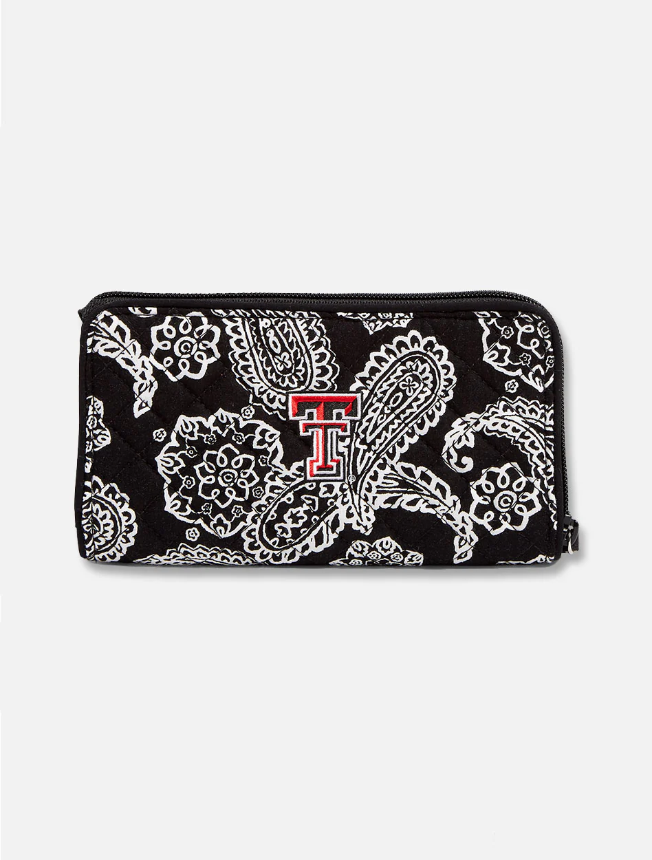 Vera Bradley Texas Tech Red Raiders Paisley Wristlet