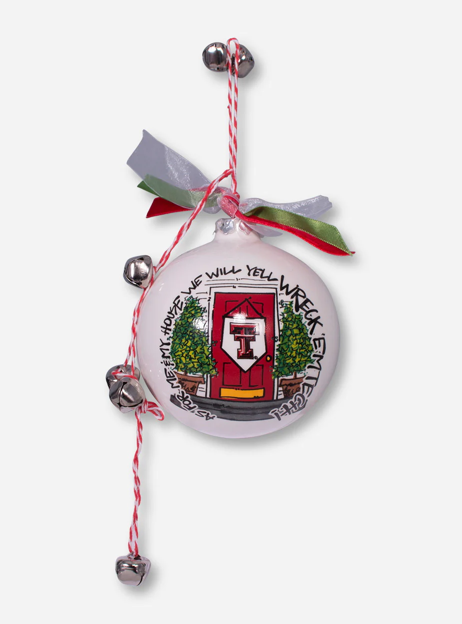 We Yell Wreck 'Em Tech Christmas Ornament