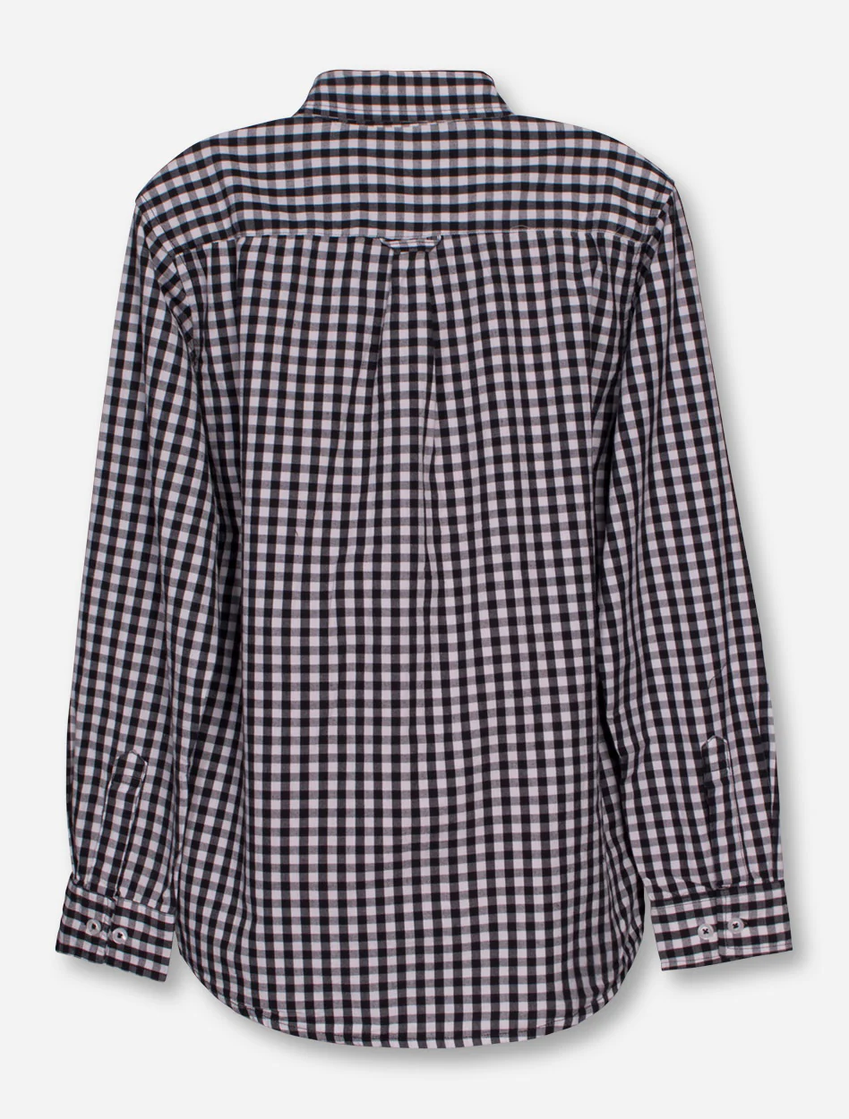 Wes & Willy Texas Tech Gingham YOUTH Dress Shirt - Image 2