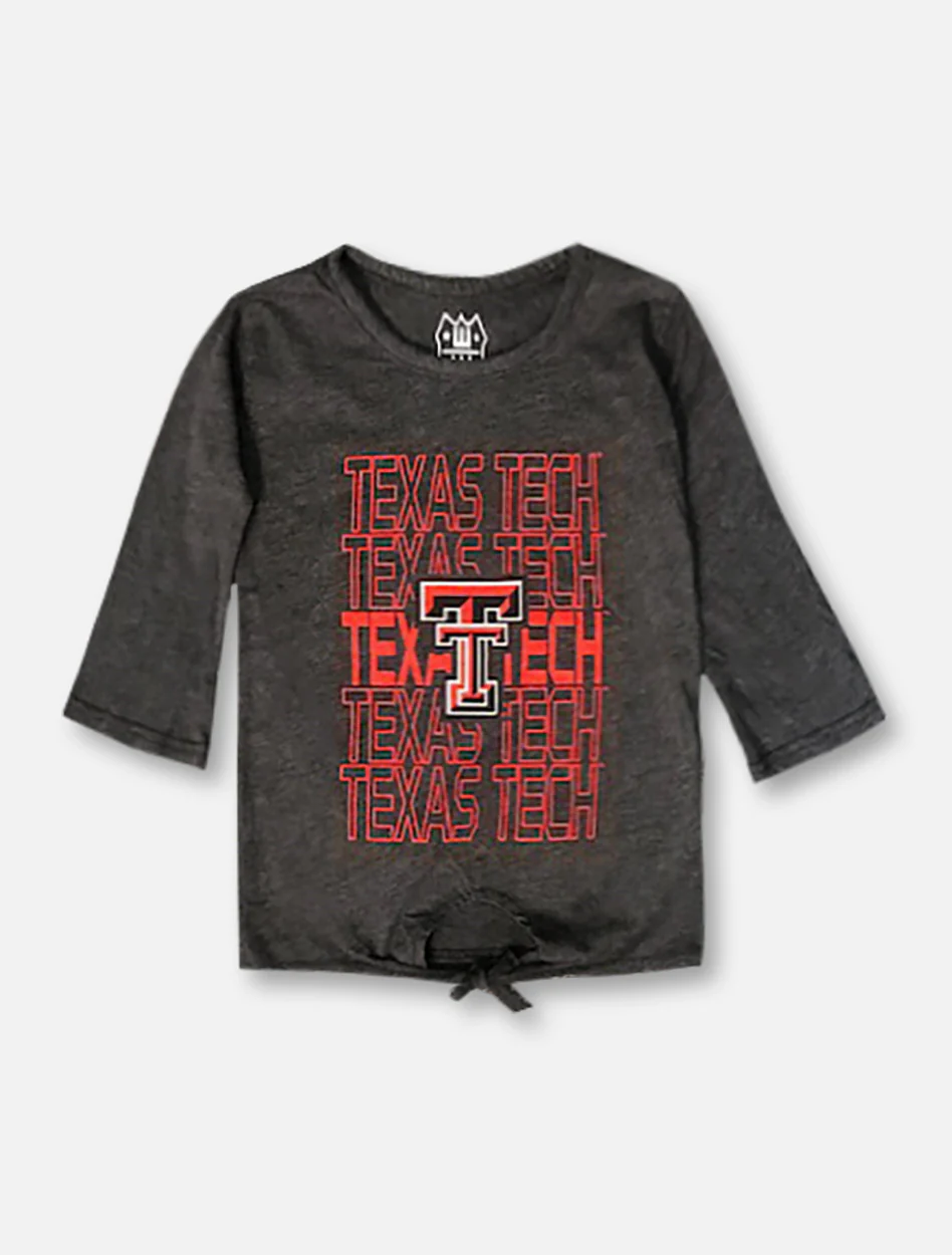 Wes & Willy Texas Tech Red Raiders TODDLER Tie Front Tunic