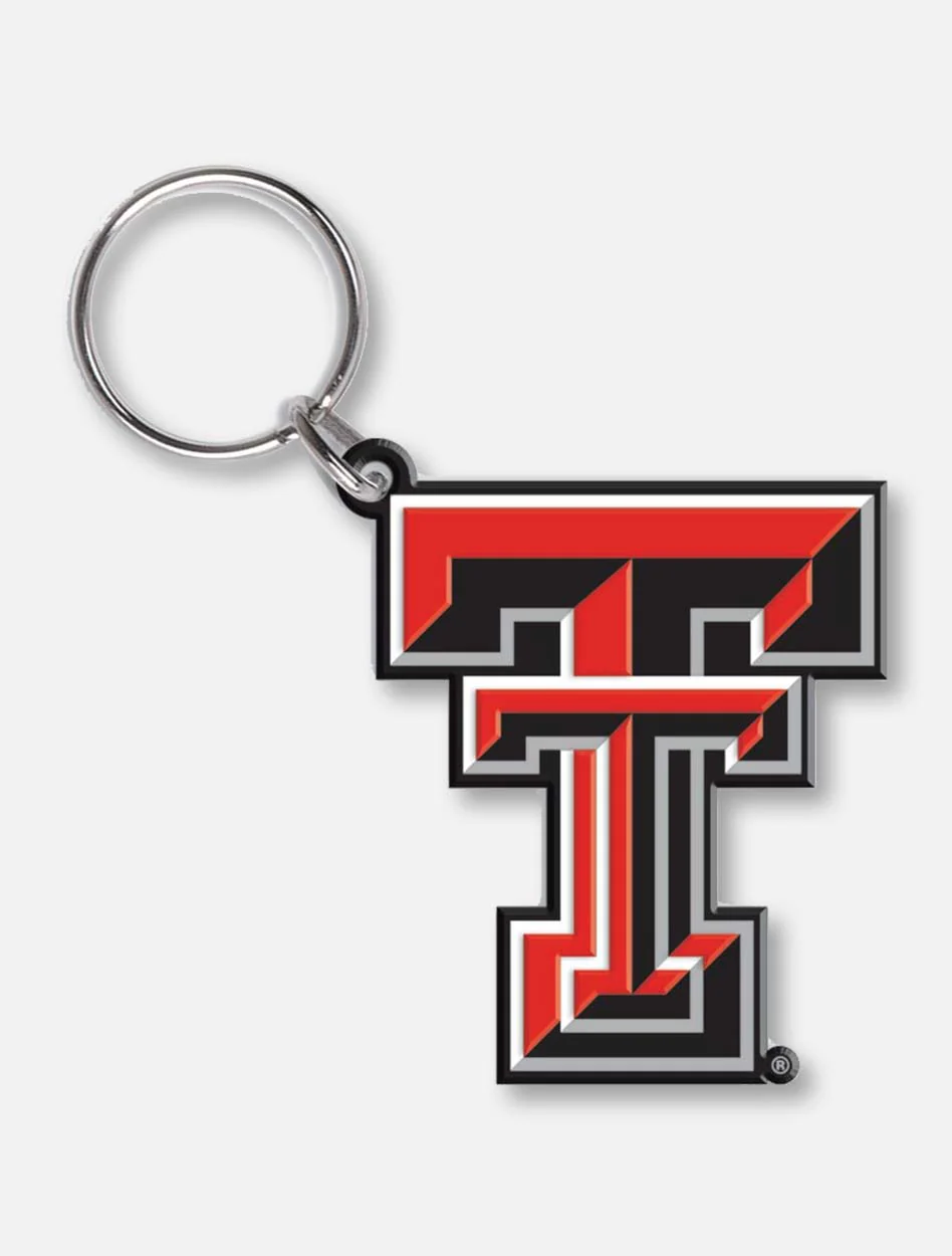 Wincraft Texas Tech Double T Flex Key Ring Keychain