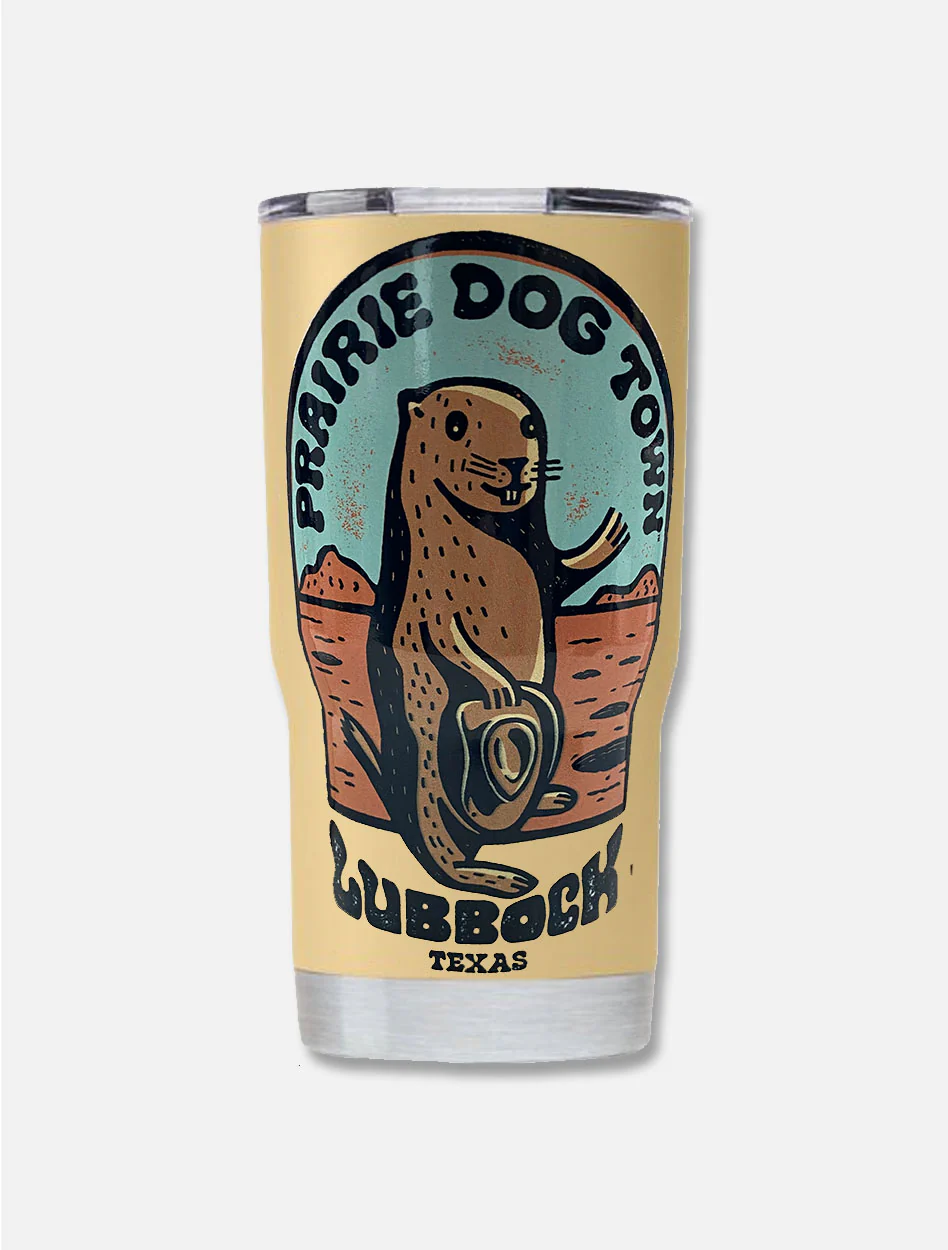 World Famous Prairie Dog Town® "Howdy Dog" Travel Tumbler