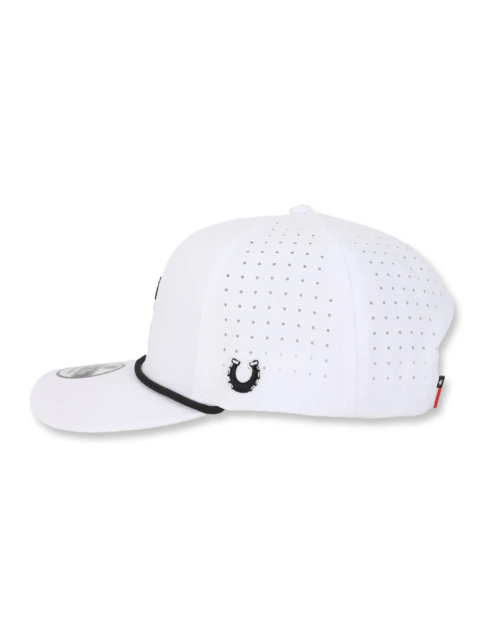 YOUTH Dark Horse "Double T" White Snapback Cap - Image 3