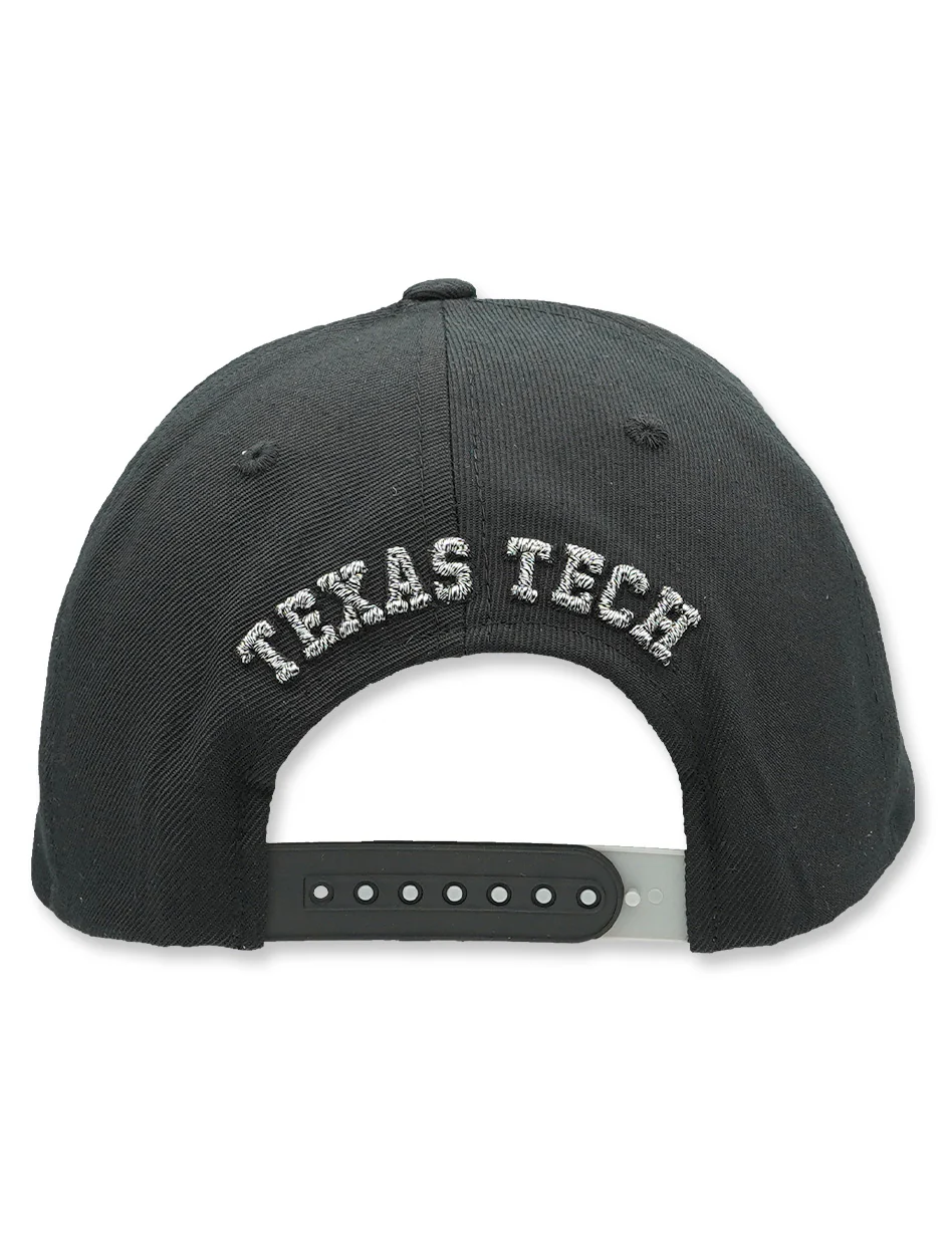 Zephyr Texas Tech "Tungsten" Tonal Double T Flat Bill Snapback Cap - Image 3