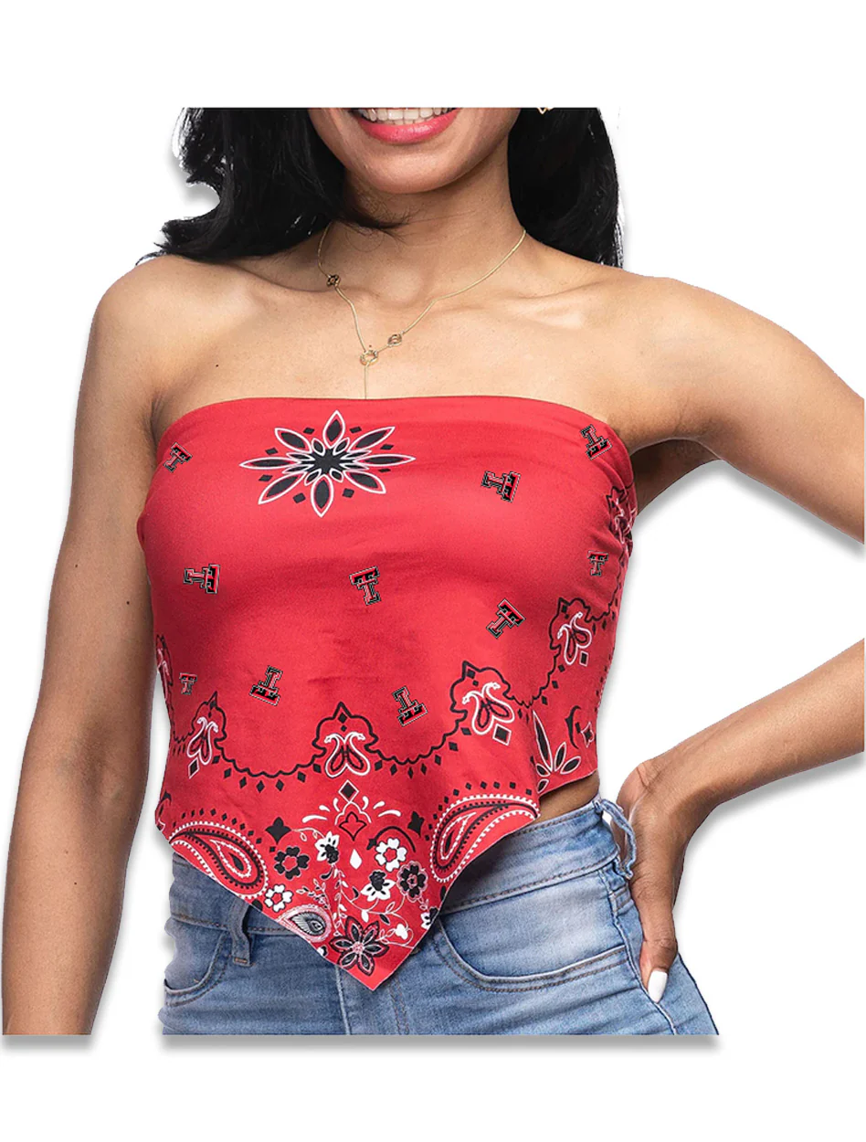 ZooZatz Texas Tech "Bandana" Tie Bandeau