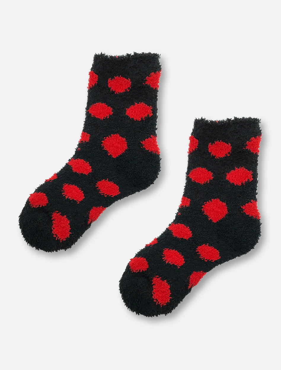 ZooZatz Texas Tech Red Raiders Reverse Polka Dot Socks - Image 2